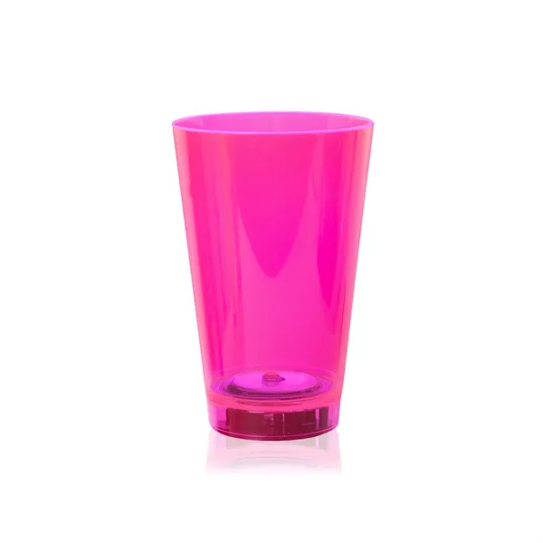 12 oz. UV-reactive neon translucent plastic tumblers with built-in LED lights... from ASI 42016 Brighter Promotions Inc