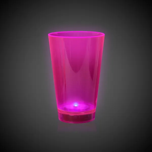 12 oz. UV-reactive neon translucent plastic tumblers with built-in LED lights... from ASI 42016 Brighter Promotions Inc