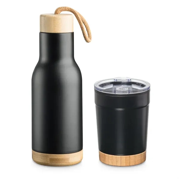 The Arya Bottle & Tumbler Gift Set includes a Bamboo twist-lid... from ASI 84592 St Regis Group