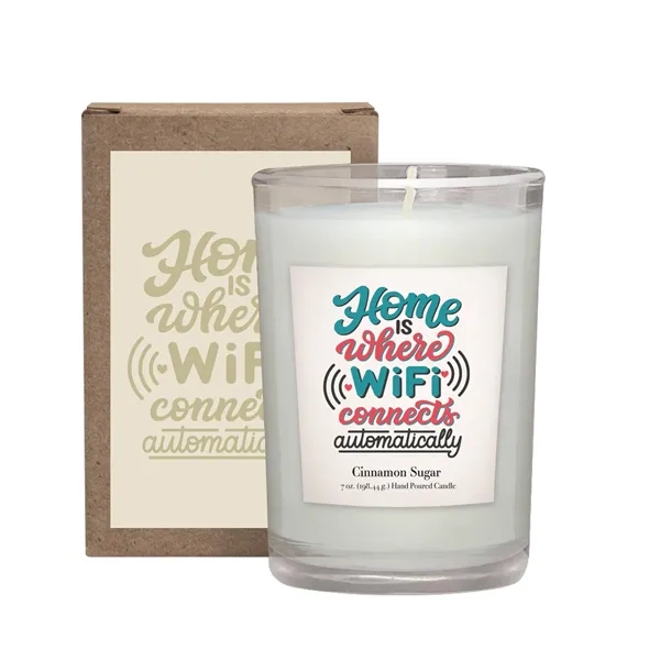 Indulge in our 8oz Luminary Scented Tumbler Candle, wrapped in a... from ASI 62088 IDProductsource