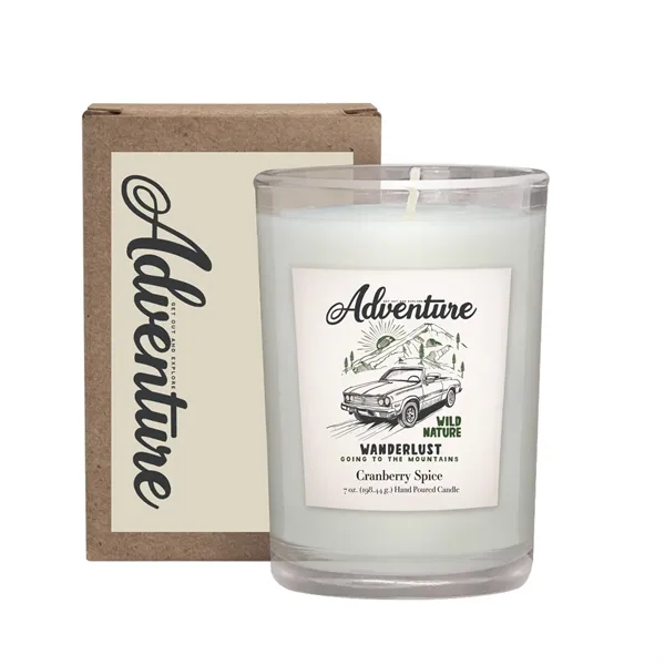 Indulge in our 8oz Luminary Scented Tumbler Candle, wrapped in a... from ASI 62088 IDProductsource