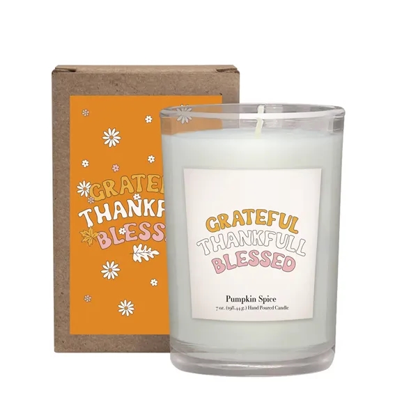 Indulge in our 8oz Luminary Scented Tumbler Candle, wrapped in a... from ASI 62088 IDProductsource