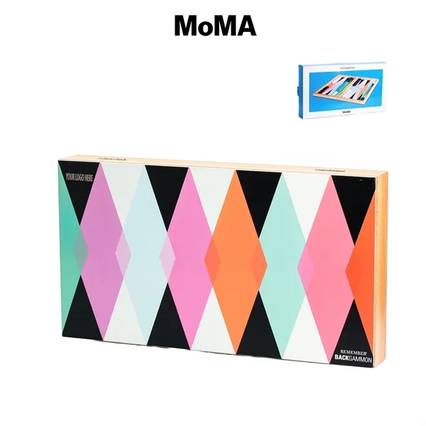 MoMA Multicolored Backgammon Set... from ASI 62820 International Merch Concepts