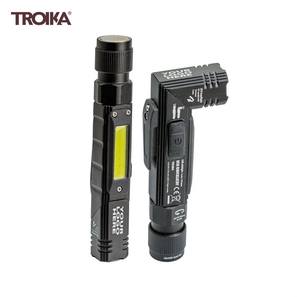 Troika Splashproof LED Aluminum Flashlight LED Side Light... from ASI 62820 International Merch Concepts