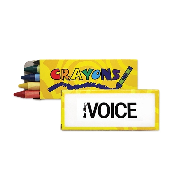 4 pack of non-toxic crayons - red, green, blue and yellow.... from ASI 98360 WOWLine / WOWLine®