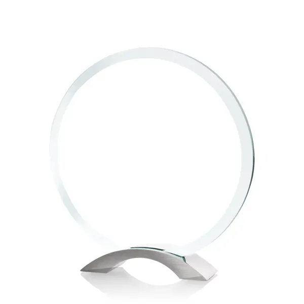 Beautiful Bevelled Jade Circle Essex Award with VividPrint™... from ASI 84592 St Regis Group / St Regis