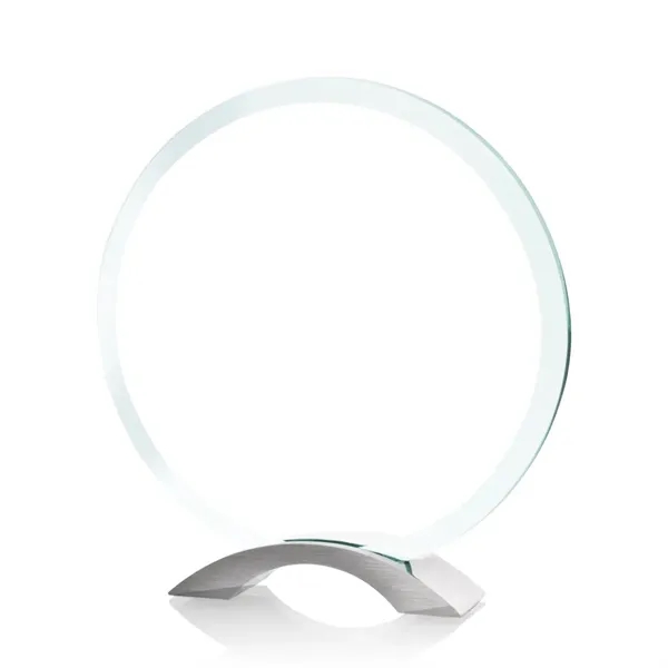 Beautiful Bevelled Jade Circle Essex Award with VividPrint™... from ASI 84592 St Regis Group / St Regis