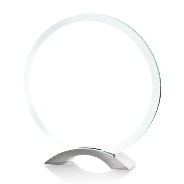 Beautiful Bevelled Jade Circle Essex Award with VividPrint™... from ASI 84592 St Regis Group / St Regis