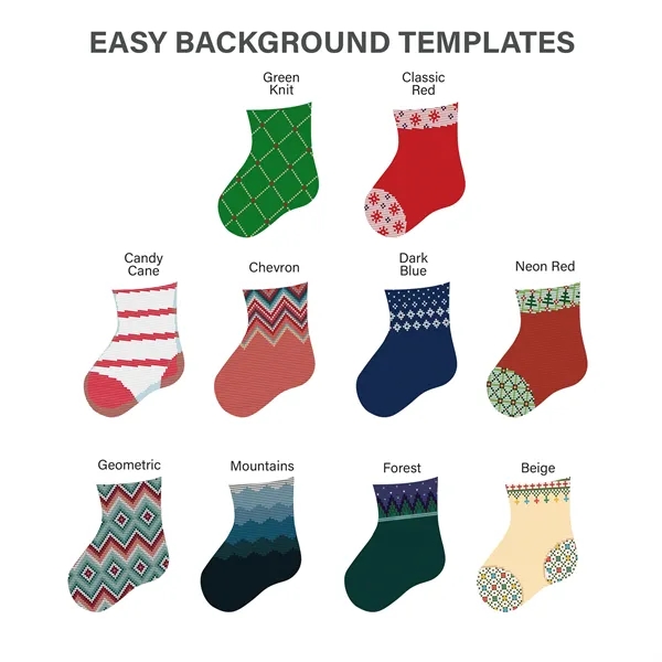 2.5" x 2" zinc alloy Christmas stocking-shaped ornament with string.... from ASI 52263 EMT