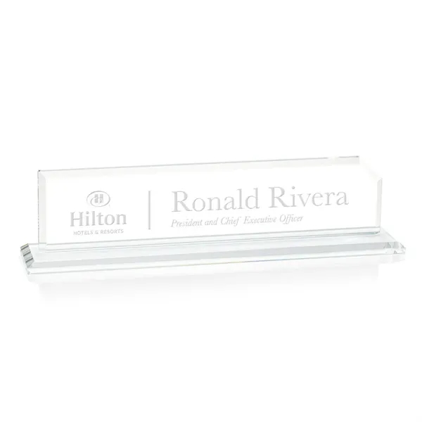 The Starfire Crystal Reading Name Plate exudes elegance with its sleek,... from ASI 84592 St Regis Group