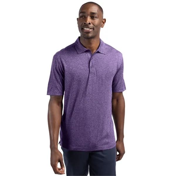 Men's polo with short sleeves, three-button placket, self-fabric neck trim, and... from ASI 47965 Cutter & Buck