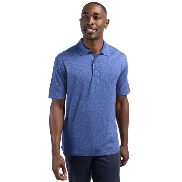 Men's polo with short sleeves, three-button placket, self-fabric neck trim, and... from ASI 47965 Cutter & Buck