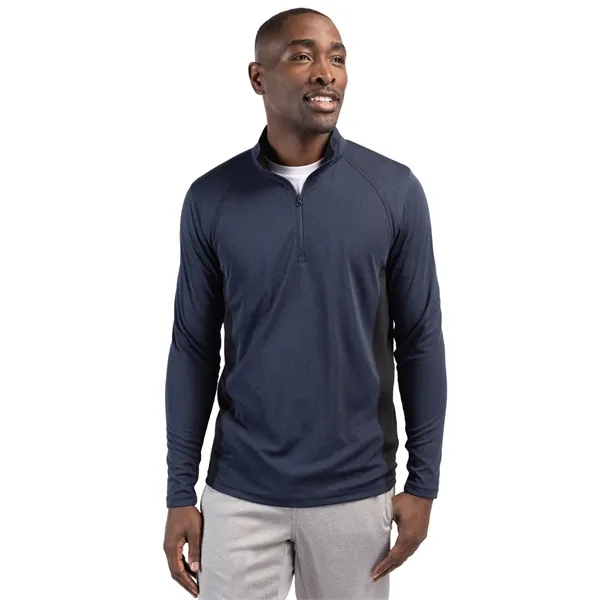 Men's sweatshirt with a half-zip, moisture-wicking performance, and crewneck.... from ASI 47965 Cutter & Buck