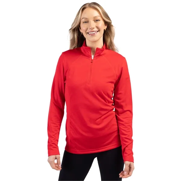 Women's sweatshirt with a half-zip.... from ASI 47965 Cutter & Buck