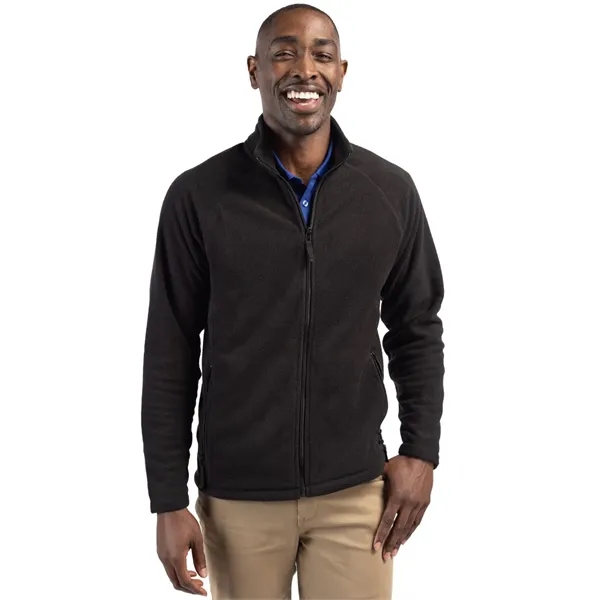 Men's jacket with a full-zip, self-fabric mock neck, two front zippered... from ASI 47965 Cutter & Buck