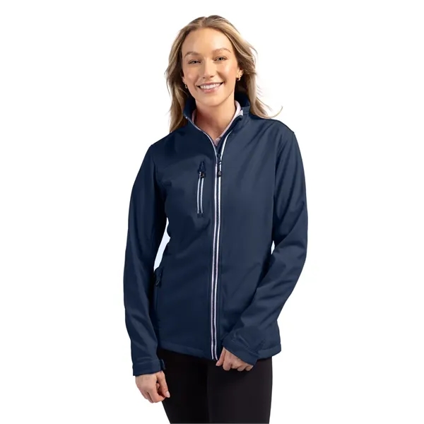 Ladies' jacket with a full-zip, water resistance, zippered chest pocket, and... from ASI 47965 Cutter & Buck
