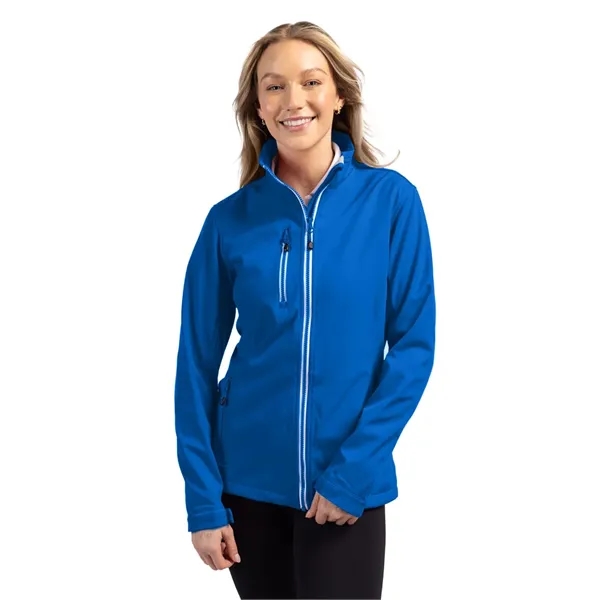 Ladies' jacket with a full-zip, water resistance, zippered chest pocket, and... from ASI 47965 Cutter & Buck