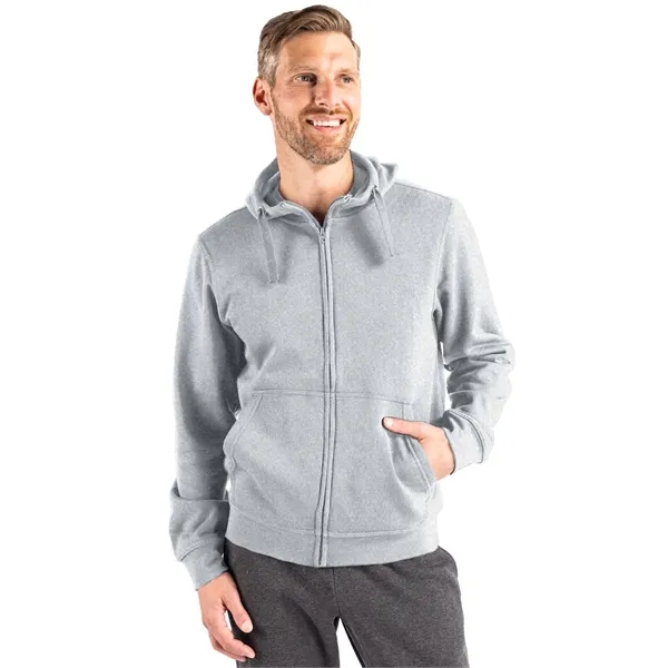Unisex sweatshirt with a hood, full-zip, anti-pill finish, drawstring, metal grommets,... from ASI 47965 Cutter & Buck