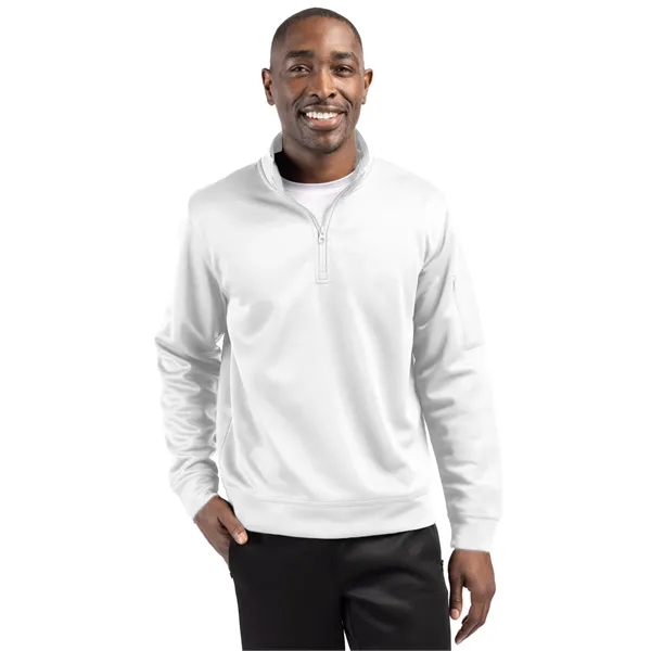 Unisex sweatshirt with a half-zip.... from ASI 47965 Cutter & Buck