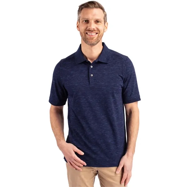 Men's polo with short sleeves, moisture-wicking performance, UPF 35+ protection, and... from ASI 47965 Cutter & Buck