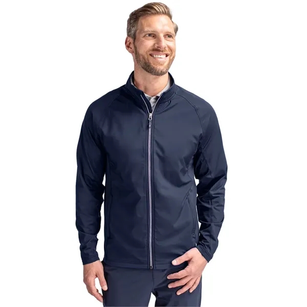 Men's jacket with a full-zip, wind resistance, zipper, pockets, and locker... from ASI 47965 Cutter & Buck