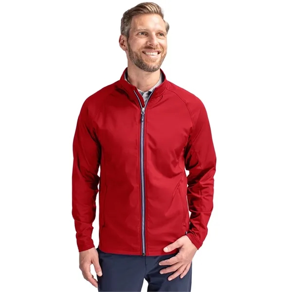 Men's jacket with a full-zip, wind resistance, zipper, pockets, and locker... from ASI 47965 Cutter & Buck