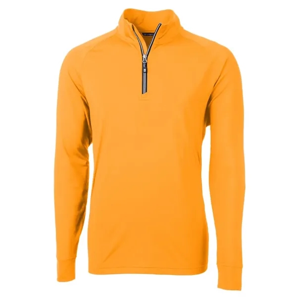 Men's sweatshirt with a quarter-zip, brushed back fleece, raglan sleeves, zipper,... from ASI 47965 Cutter & Buck