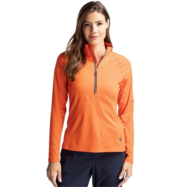 Women's pullover with a half-zip, raglan sleeves, and locker loop.... from ASI 47965 Cutter & Buck