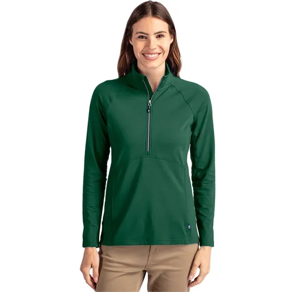 Women's pullover with a half-zip, raglan sleeves, and locker loop.... from ASI 47965 Cutter & Buck