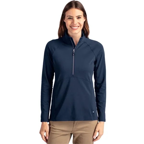 Women's pullover with a half-zip, raglan sleeves, and locker loop.... from ASI 47965 Cutter & Buck