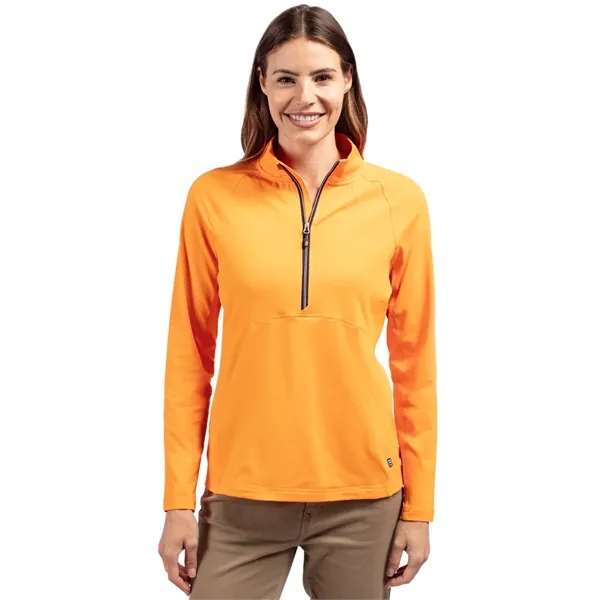 Women's pullover with a half-zip, raglan sleeves, and locker loop.... from ASI 47965 Cutter & Buck
