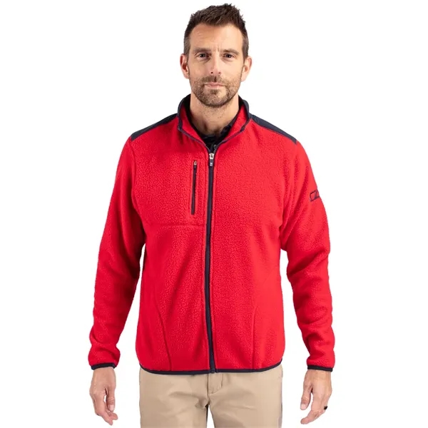 Men's jacket with a full-zip, brushed fleece interior, and sporty zipper.... from ASI 47965 Cutter & Buck