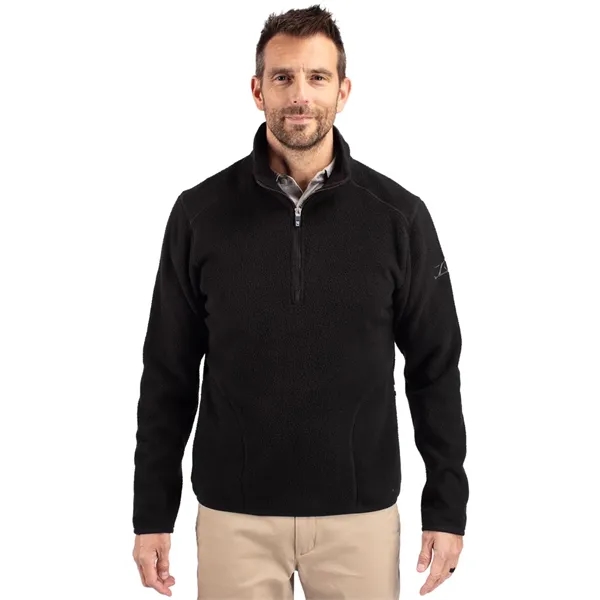 Men's sweatshirt with a quarter-zip, brushed fleece interior, zipper, and pockets.... from ASI 47965 Cutter & Buck