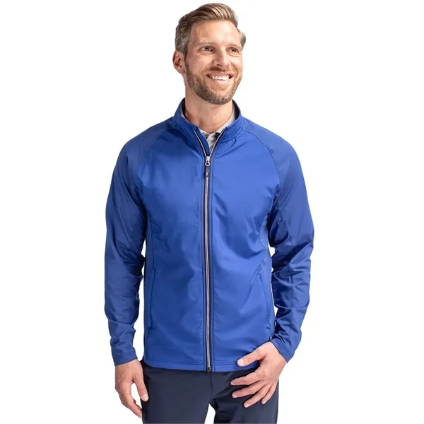 Men's jacket with a full-zip, wind resistance, zipper, pockets, and locker... from ASI 47965 Cutter & Buck