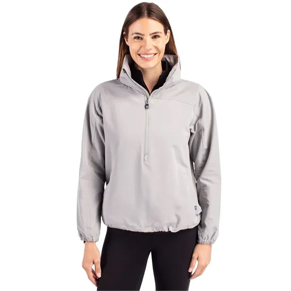 Women's anorak jacket with wind and water resistance, packable pouch, and... from ASI 47965 Cutter & Buck