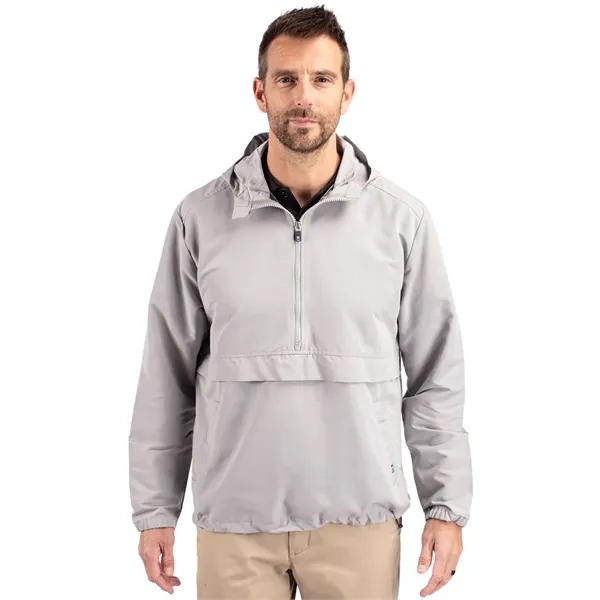 Men's anorak jacket with wind and water resistance, pouch, hood, and... from ASI 47965 Cutter & Buck