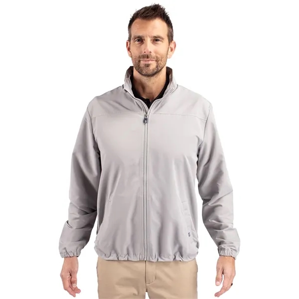 Men's jacket with a full-zip, wind and water resistance, hood, and... from ASI 47965 Cutter & Buck