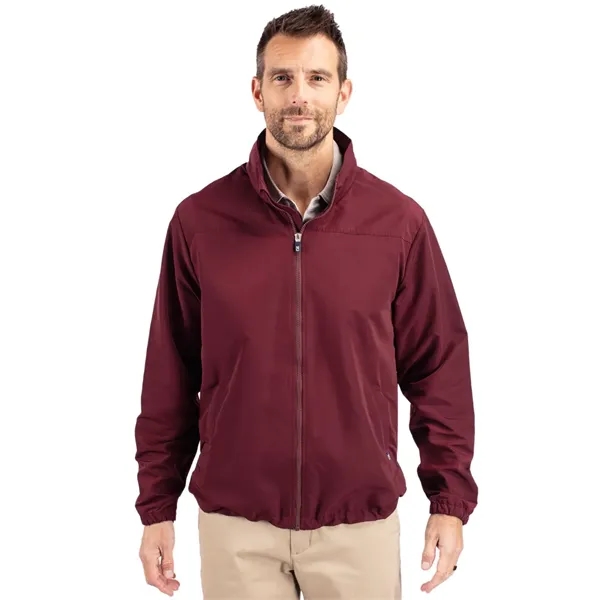 Men's jacket with a full-zip, wind and water resistance, hood, and... from ASI 47965 Cutter & Buck