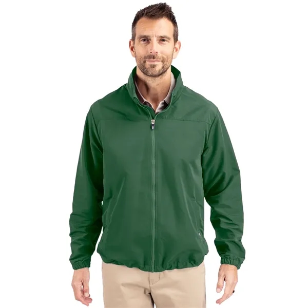 Men's jacket with a full-zip, wind and water resistance, hood, and... from ASI 47965 Cutter & Buck