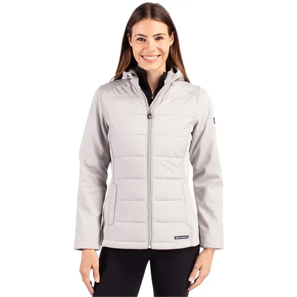 Women's jacket with a full-zip, hood, and wind and water resistance.... from ASI 47965 Cutter & Buck