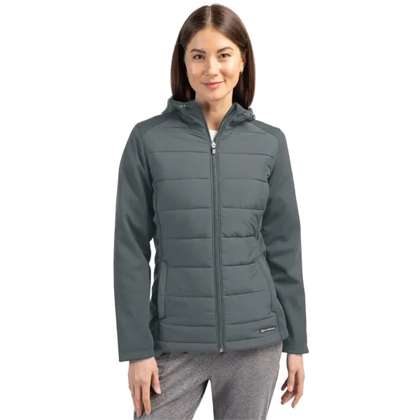 Women's jacket with a full-zip, hood, and wind and water resistance.... from ASI 47965 Cutter & Buck