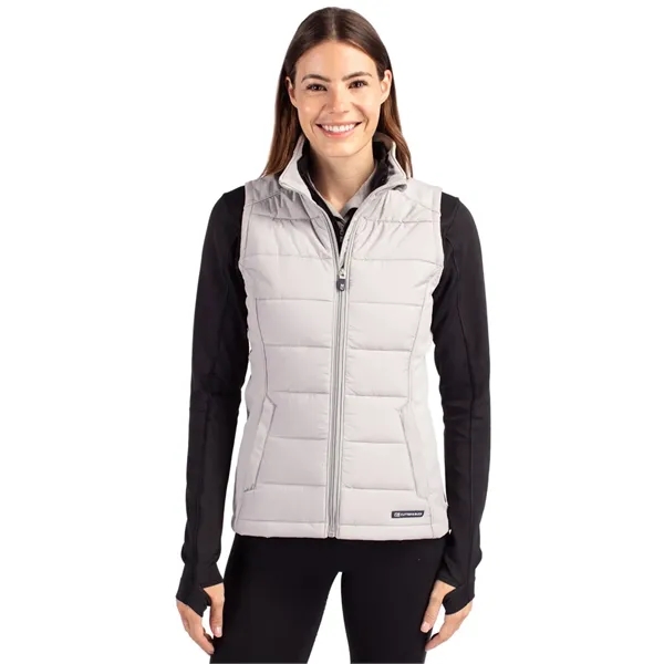 Women's vest with a full-zip and wind and water resistance.... from ASI 47965 Cutter & Buck
