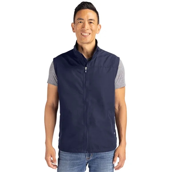 Men's vest with a full-zip, wind and water resistance, wrinkle-release material,... from ASI 47965 Cutter & Buck