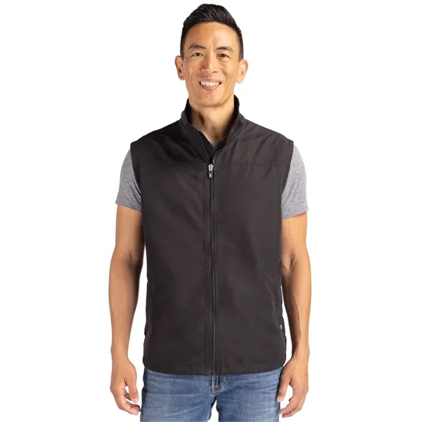 Men's vest with a full-zip, wind and water resistance, drawcord, and... from ASI 47965 Cutter & Buck