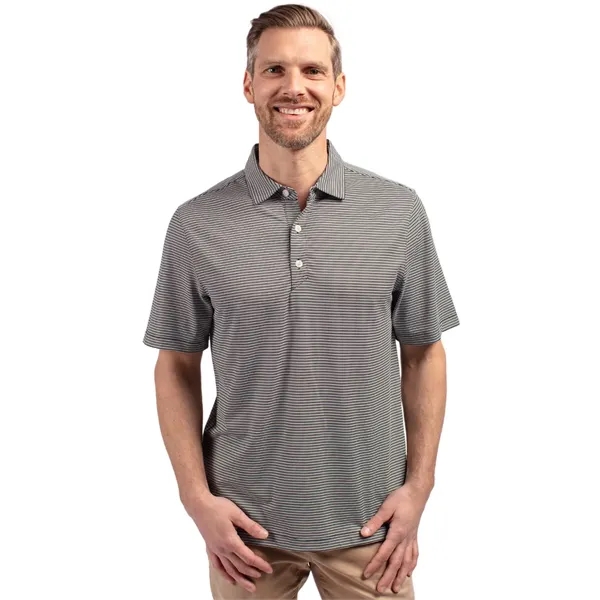 Men's polo with 4-way stretch, short sleeves, UPF50+ sun protection, and... from ASI 47965 Cutter & Buck