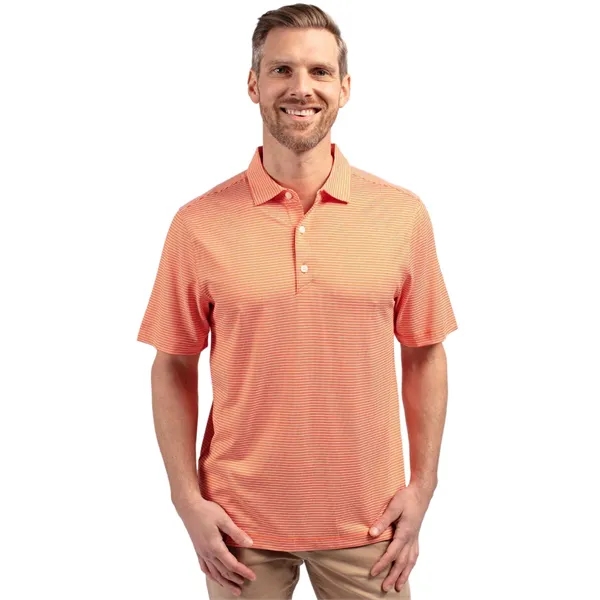 Men's polo with 4-way stretch, short sleeves, UPF50+ sun protection, and... from ASI 47965 Cutter & Buck