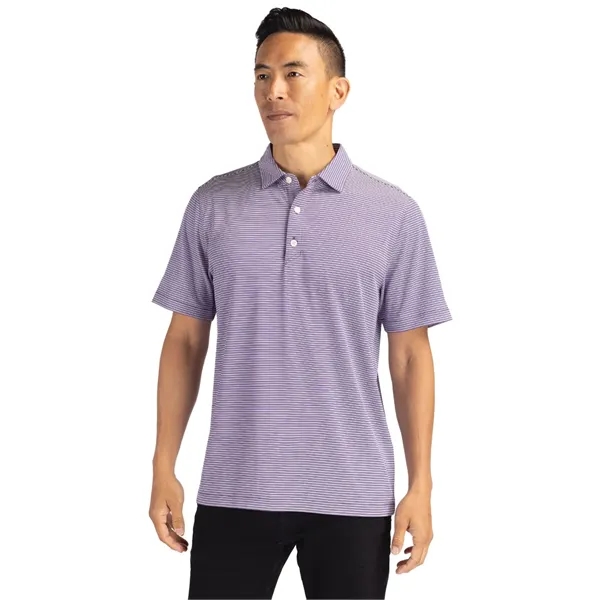 Men's polo with 4-way stretch, short sleeves, UPF50+ sun protection, and... from ASI 47965 Cutter & Buck