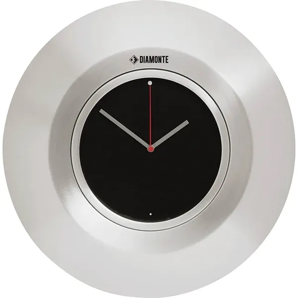 Horlomur series wall clock with analog clock display and black background.... from ASI 67866 Logomark/Valumark