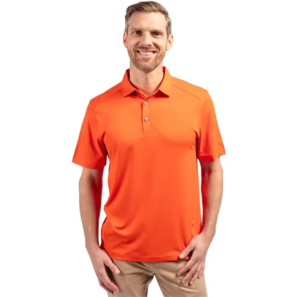 Men's polo with short sleeves, 4-way stretch, moisture-wicking performance, and UPF50+... from ASI 47965 Cutter & Buck