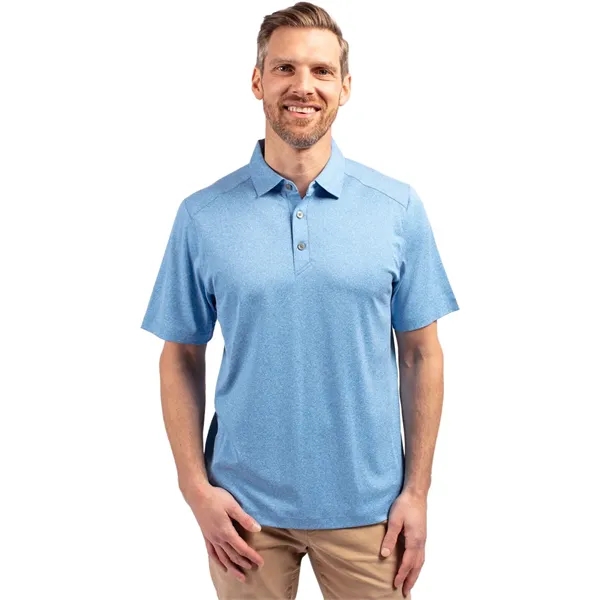 Men's polo with short sleeves, 4-way stretch, moisture-wicking performance, and UPF50+... from ASI 47965 Cutter & Buck